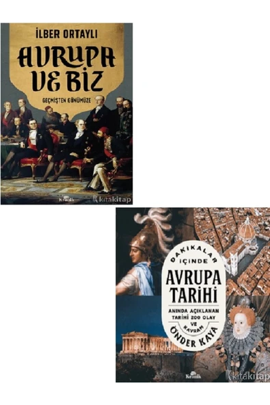 Avrupa ve BizDakikalar İçinde Avrupa Tarihiİlber Ortaylı 2 KİTAP SET ürün görseli 1