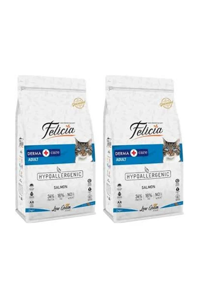 Felicia Az Tahıllı Somonlu Yetişkin Kedi Maması 2 Kg X 2 Adet ürün görseli 1