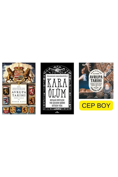 Dakikalar Içinde Avrupa Tarihi /avrupa Tarihi Üzerine Yazılar / Kara Ölüm 3 Kitap Set ürün görseli 1