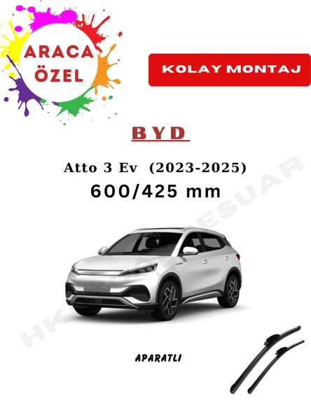 BYD Atto 3 EV Silecek (2023-2025) - Resim 2