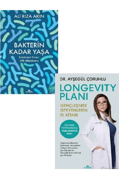 Bakterin Kadar YaşaLongevity PlanıAyşegül ÇoruhluAli Rıza Akın 2 KİTAP ürün görseli 1