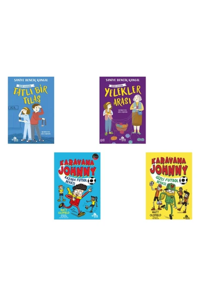 Yelekler Arası - Tatlı Bir Telaş-Karavana Johnny 4 Kitap Set ürün görseli 1