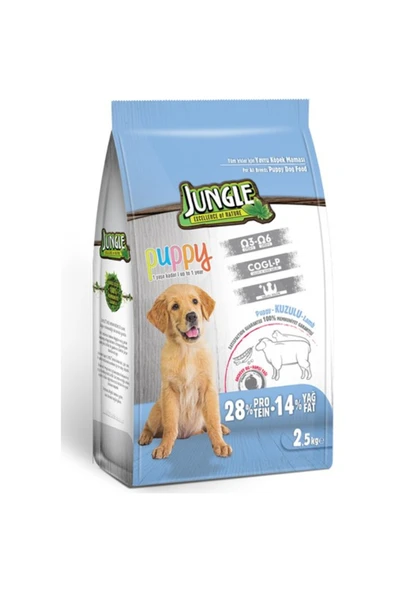 Jungle 2,5 kg Yavru Kuzu Etli Köpek Maması ürün görseli 1