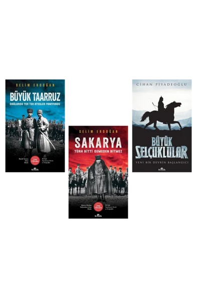 Kronik Yayınları Selim Erdoğan Seti/ Sakarya / Büyük Selçuklular /büyük Taarruz/ 3 Kitap ürün görseli 1
