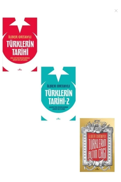 Ilber Ortaylı Türklerin Tarihi 1-2 + Türklerin Altın Çağı (3 Kitap) ürün görseli 1