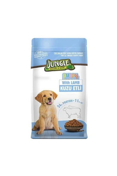 Jungle Kuzu Etli Yavru Köpek Maması 15 Kg - Jngp-031 ürün görseli 1