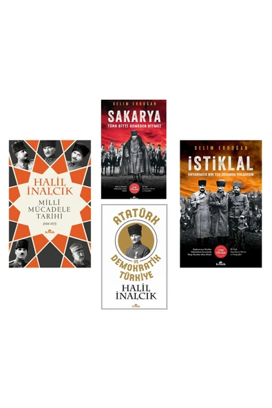 Sakarya / Demokratik Türkiye / Istiklal /millî Mücadele Tarihi 4 Kitap Set ürün görseli 1