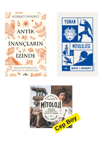 Dakikalar İçinde Mitoloji / Yunan Mitolojisi / Antik İnançların İzinde 3 Kitap Set ürün görseli 1