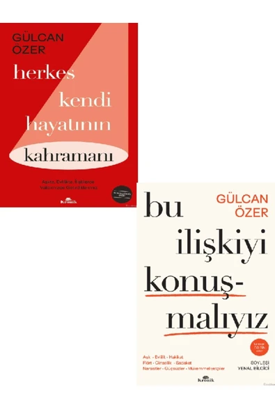 Herkes Kendi Hayatının Kahramanı - Bu İlişkiyi Konuşmalıyız - Gülcan Özer 2 KİTAP () ürün görseli 1