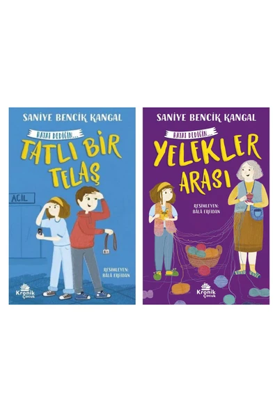 Yelekler Arası Hayat Dediğin - Tatlı Bir Telaş - Saniye Bencik Kangal 2 Kitap Süper Set ürün görseli 1
