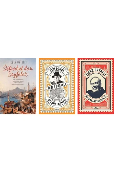 Ilber Ortaylı 3 Kitap Set (ıstanbul'dan Sayfalar, Ilber Ortaylı Seyahatnamesi, Eski Dünya Seyahat ürün görseli 1