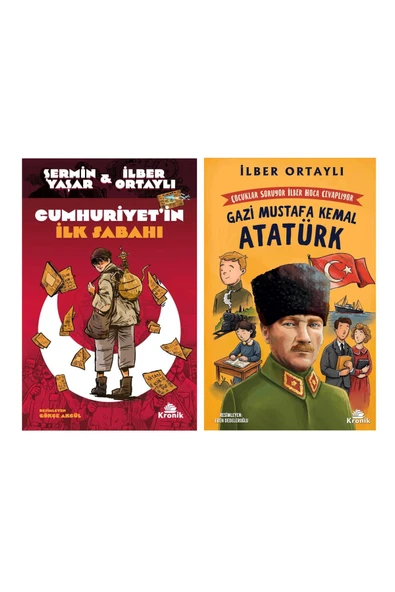 Çocuklar Soruyor, İlber Hoca Cevaplıyor:Gazi Mustafa Kemal Atatürk + Cumhuriyet’in İlk Sabahı ürün görseli 1