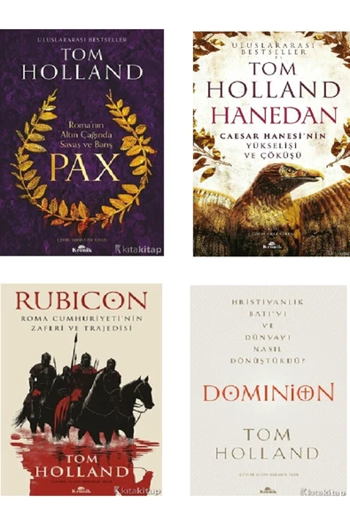 Pax-Caesar Hanesi’nin Yükselişi ve Çöküşü-Rubicon - Dominion - Tom Holland 4 KİTAP () ürün görseli 1
