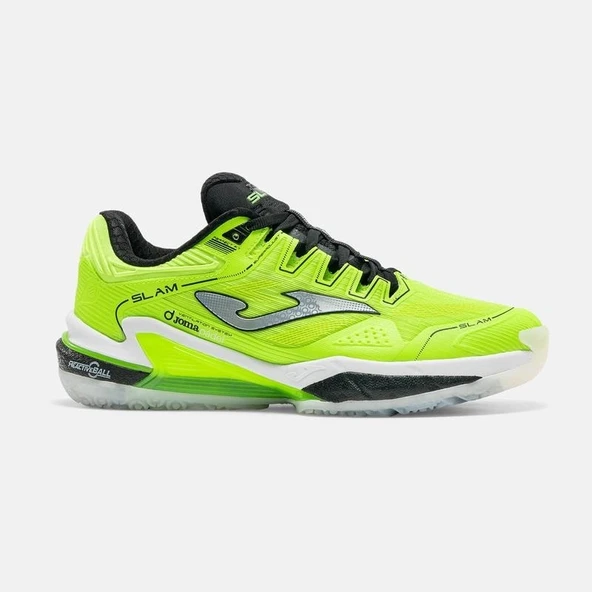 Joma TSLAMS2615OM Slam Erkek Padel Ayakkabısı Neon Yeşili/Beyaz ürün görseli 1