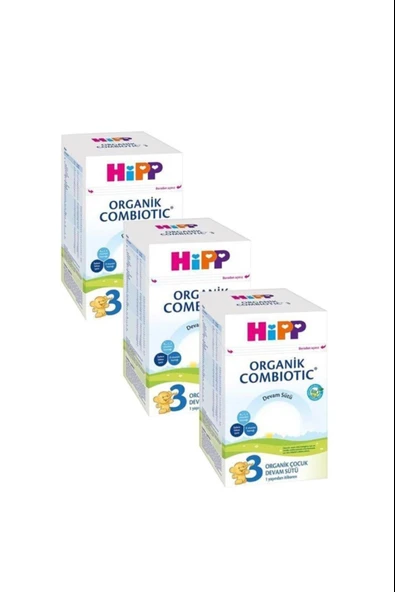 Hipp 3 Organik Combiotic Devam Sütü 800 gr 3 Adet ürün görseli 1