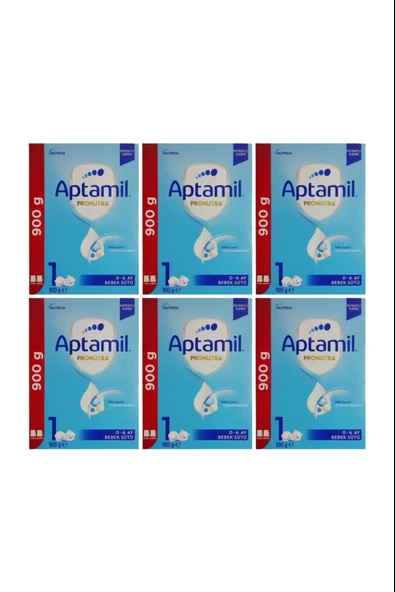 Aptamil Pronutra 1 Devam Sütü 900 gr 0-6 Ay 6 Adet ürün görseli 1