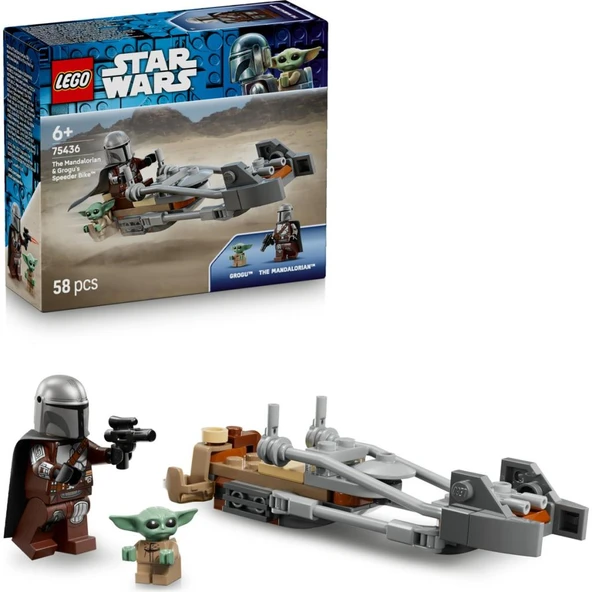 LEGO 75436 Star Wars™ Mandalorian ve Grogu’nun Hız Motoru ürün görseli 1