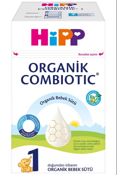 Hipp 1 Organik Combiotic Bebek Sütü 800 gr ürün görseli 1