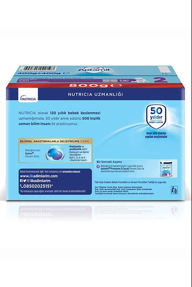 Aptamil Prosyneo 2 Bebek Sütü 400 gr 2 Adet - Resim 3