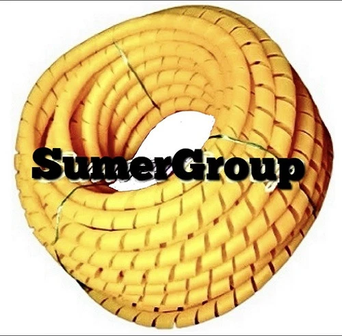 SUMERGROUP KABLO DÜZENLEYİCİ SPİRAL SARI 6MM 100MMETRE ürün görseli 1