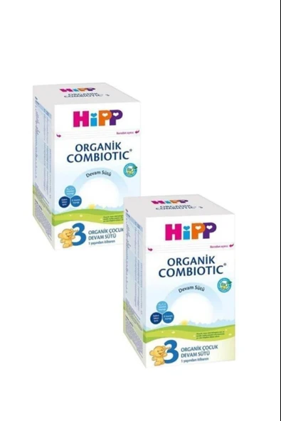 Hipp 3 Organik Combiotic Devam Sütü 800 gr 2 Adet ürün görseli 1