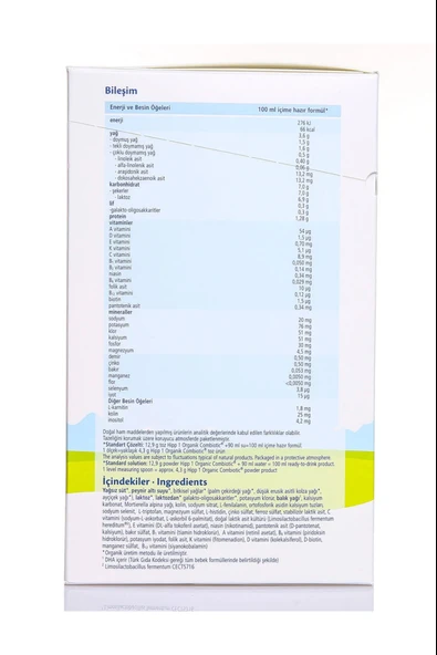 Hipp 1 Organik Combiotic Bebek Sütü 800 gr - Resim 3