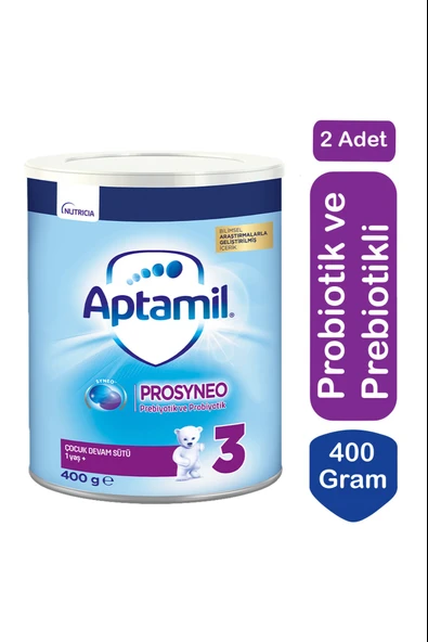 Aptamil Prosyneo 3 Bebek Sütü 400 gr 2 Adet ürün görseli 1