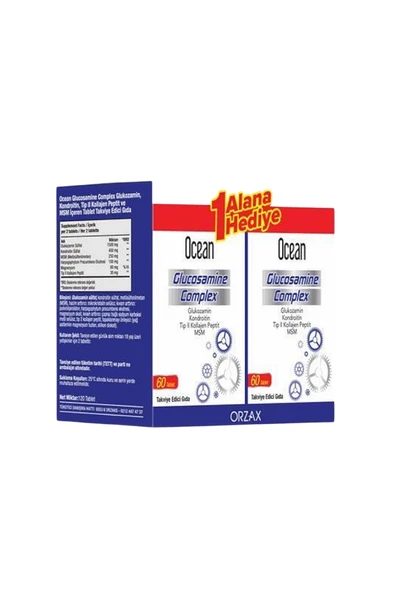 Ocean Glukozamin Kompleks 60 Tablet 1 Alana 1 Hediye ürün görseli 1