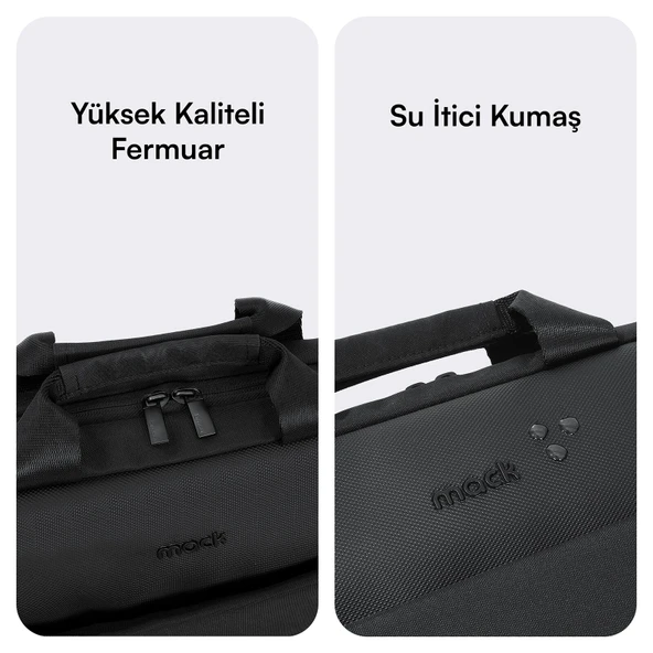 MACK MCE-1711 14.1 CODE Eco Notebook Çantası Siyah - Resim 9