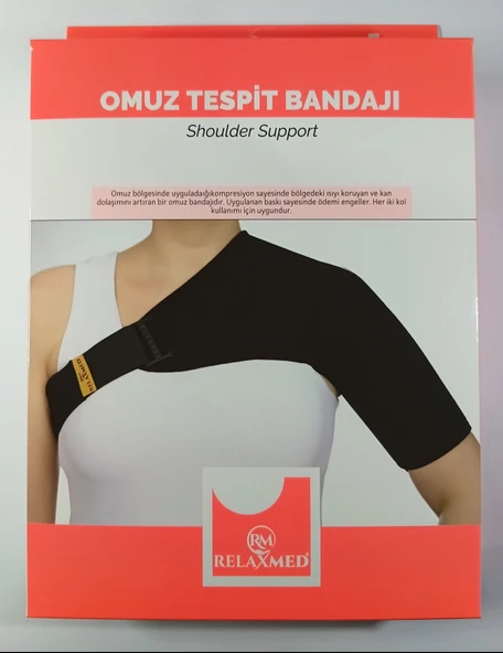 Omuz Tespit Bandajı  Isı Koruyucu Omuz Desteği ve Ödem Engelleyici Omuz Korsesi ürün görseli 1