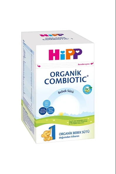 Hipp 1 Organik Combiotic Bebek Sütü 800 gr ürün görseli 1