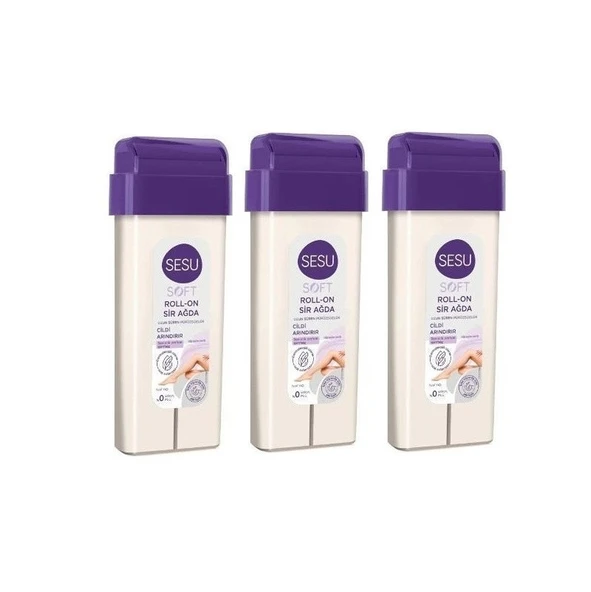 Sesu Roll On Sir Ağda Soft Yulaf Yağlı 100 Ml x 3 Adet ürün görseli 1