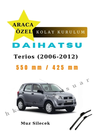 Daihatsu Terios (2006-2012)  Araca ÖZel Silecek Ön İki ürün görseli 1