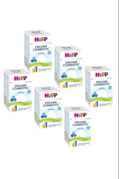 Hipp 1 Organik Combiotic Bebek Sütü 800 gr 6 Adet ürün görseli 1