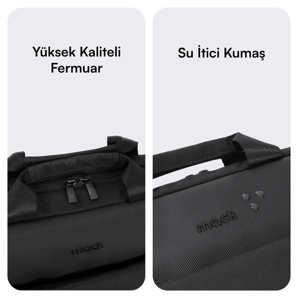 MACK MCE-1712 16 CODE Eco Notebook Çantası Siyah - Resim 6