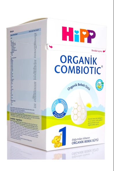 Hipp 1 Organik Combiotic Bebek Sütü 800 gr - Resim 2