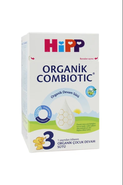 Hipp 3 Organik Combiotic Devam Sütü 800 gr ürün görseli 1
