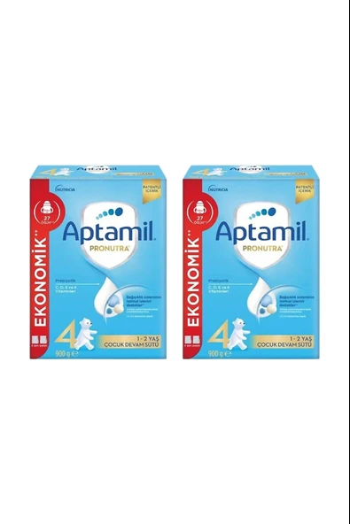 Aptamil Pronutra 4 Devam Sütü 900 gr 1-2 Yaş 2 Adet ürün görseli 1