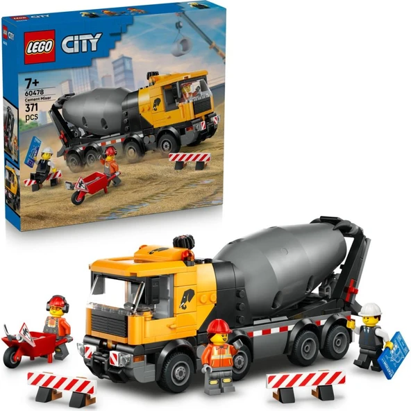 LEGO 60478 City Beton Mikseri ürün görseli 1
