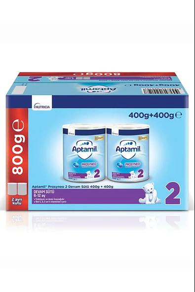 Aptamil Prosyneo 2 Bebek Sütü 400 gr 2 Adet ürün görseli 1