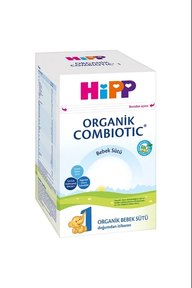 Hipp 1 Organik Combiotic Bebek Sütü 800 gr ürün görseli 1