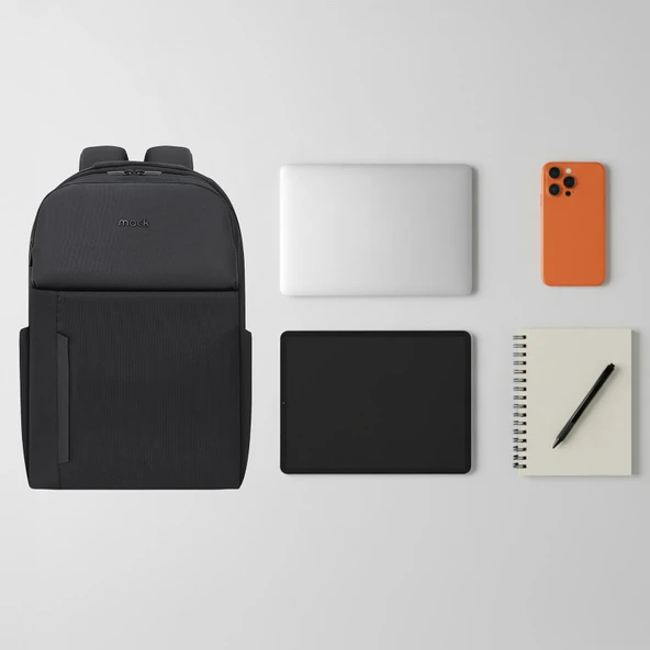 MACK MCE-1722 16 CODE Eco Notebook Sırt Çantası Siyah - Resim 9