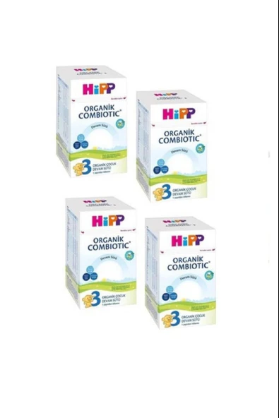 Hipp 3 Organik Combiotic Devam Sütü 800 gr 4 Adet ürün görseli 1