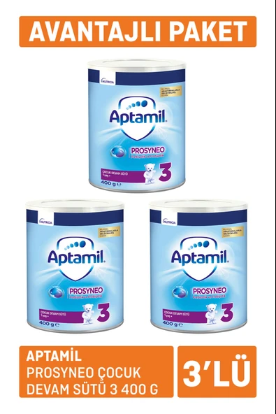 Aptamil Prosyneo 3 Bebek Sütü 400 gr 3 Adet ürün görseli 1