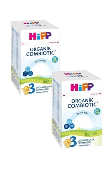 Hipp 3 Organik Combiotic Devam Sütü 800 gr 2 Adet ürün görseli 1