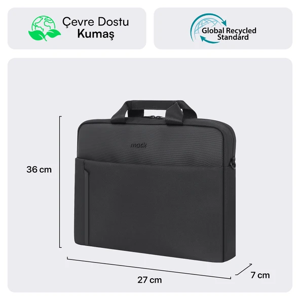 MACK MCE-1711 14.1 CODE Eco Notebook Çantası Siyah - Resim 2