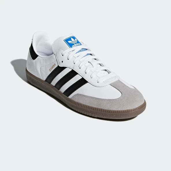 Adidas Samba Black White - Resim 3