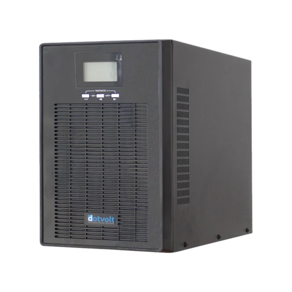 DOTVOLT 2KVA MN2KVA PLUS ONLINE 1/1F LCD EKRAN TOWER UPS 4x 12V 9 Ampe ürün görseli 1