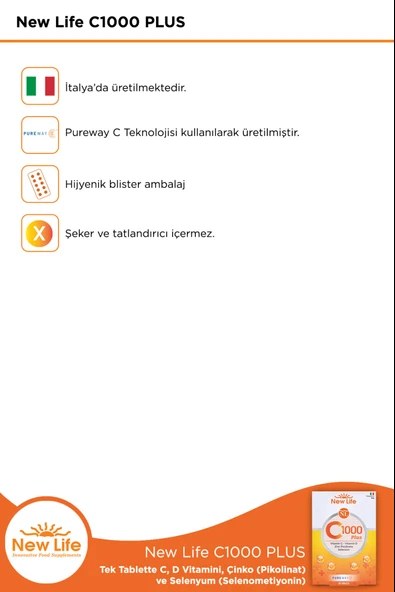 New Life C 1000 Plus 2 Adet - Resim 2