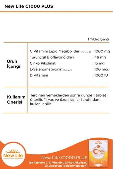 New Life C 1000 Plus 2 Adet - Resim 4